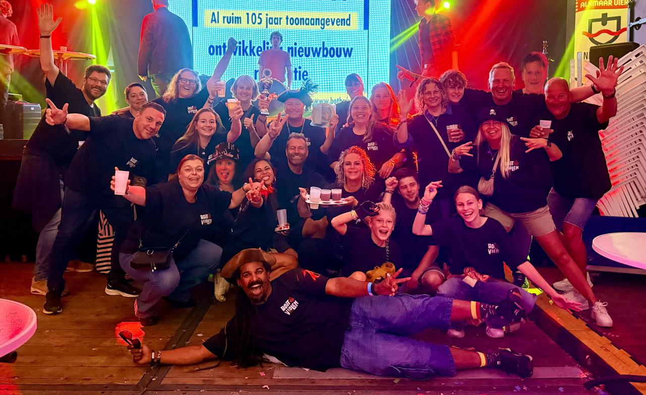 Alle bootviolen op een foto